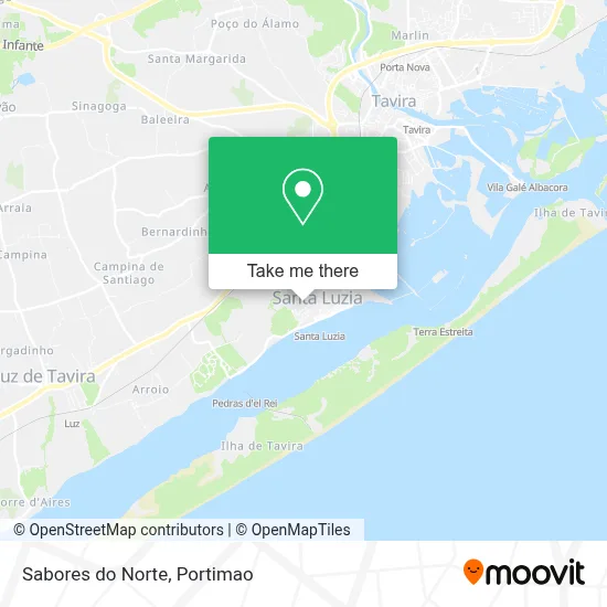 Sabores do Norte map
