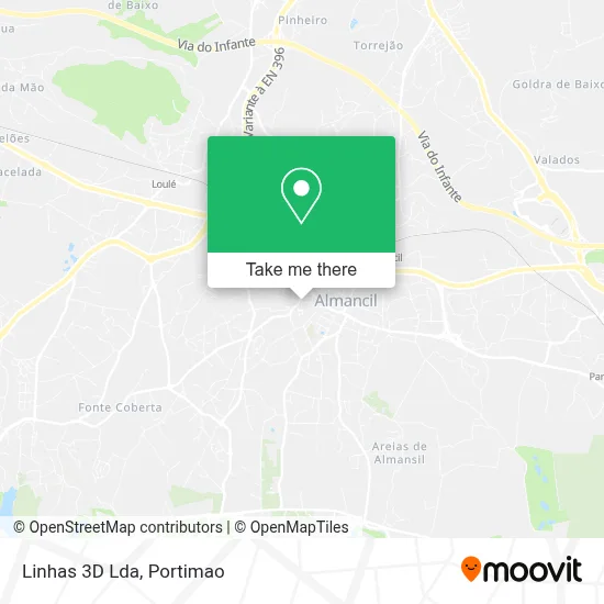 Linhas 3D Lda map