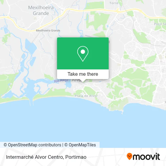Intermarché Alvor Centro map
