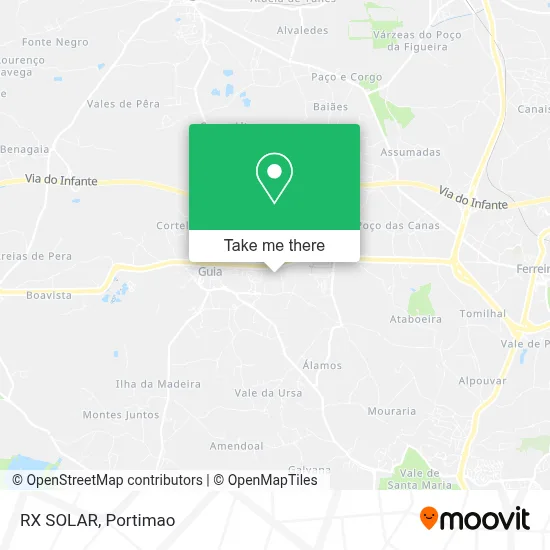 RX SOLAR map