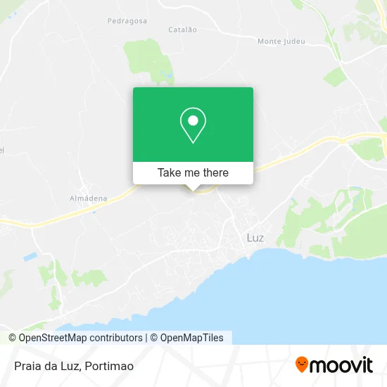 Praia da Luz map
