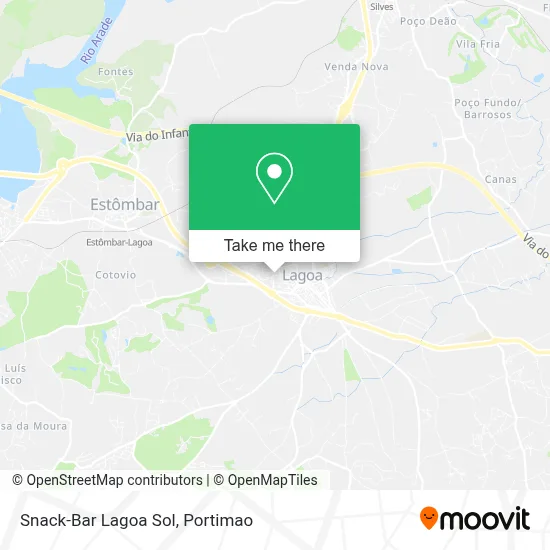 Snack-Bar Lagoa Sol map