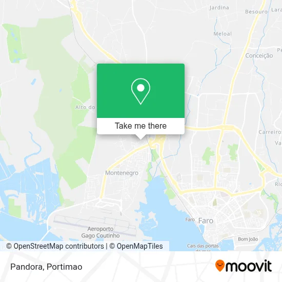 Pandora map