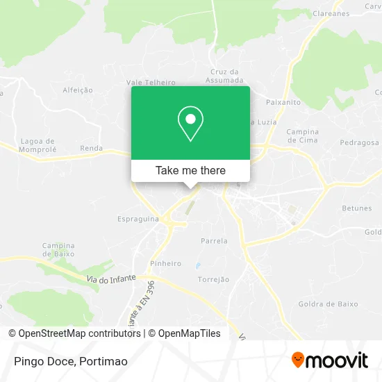 Pingo Doce map