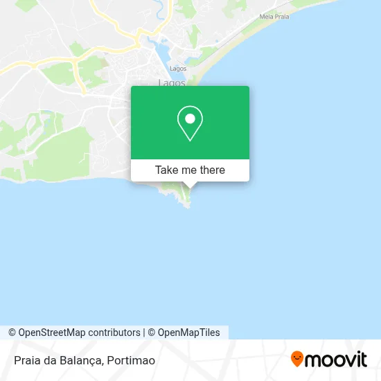 Praia da Balança map