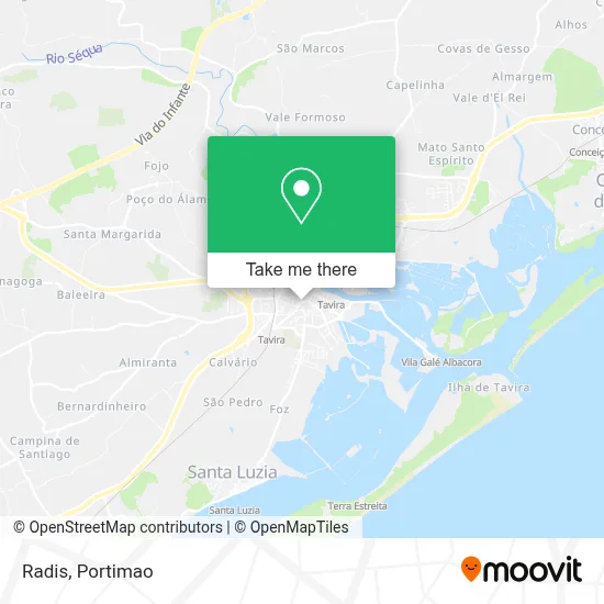 Radis map