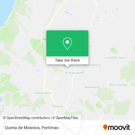 Quinta de Moledos map