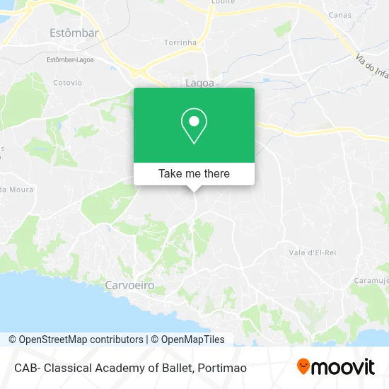 CAB- Classical Academy of Ballet map