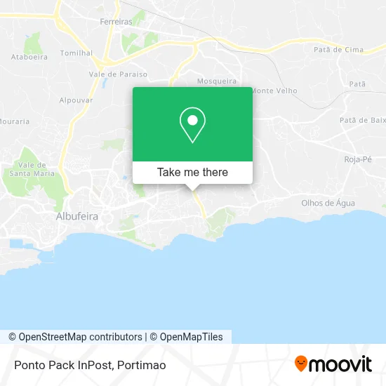 Ponto Pack InPost map