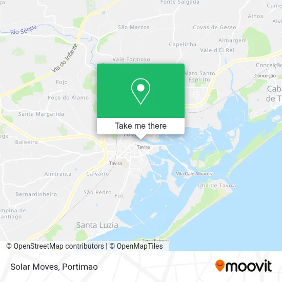 Solar Moves map