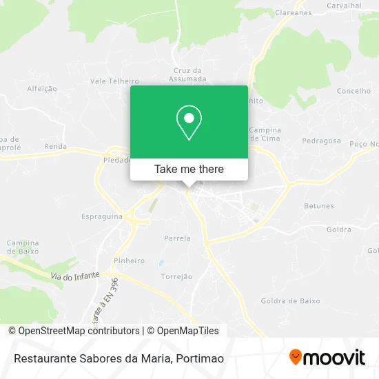 Restaurante Sabores da Maria map