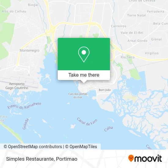 Simples Restaurante map
