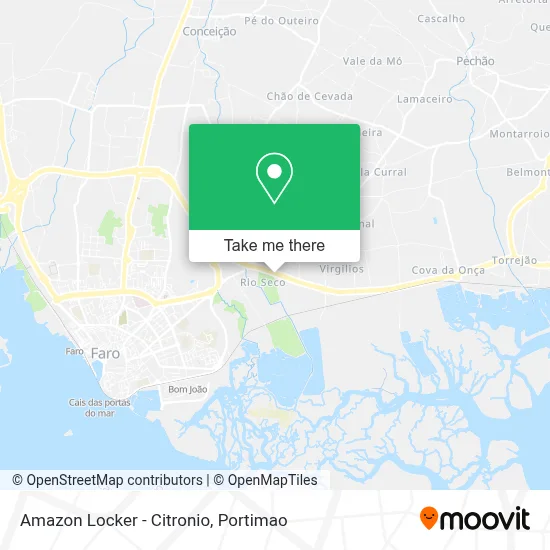 Amazon Locker - Citronio map