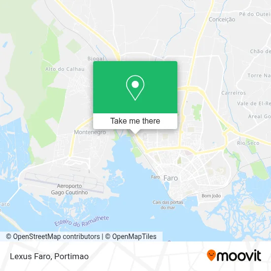 Lexus Faro map