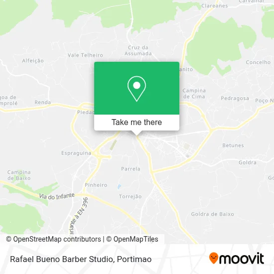 Rafael Bueno Barber Studio map
