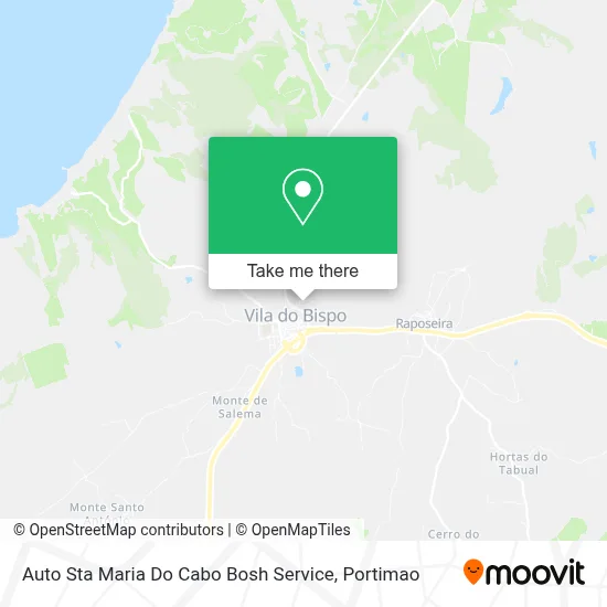 Auto Sta Maria Do Cabo Bosh Service map