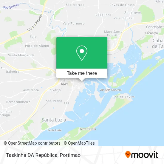 Taskinha DA República map