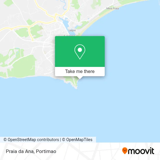 Praia da Ana map
