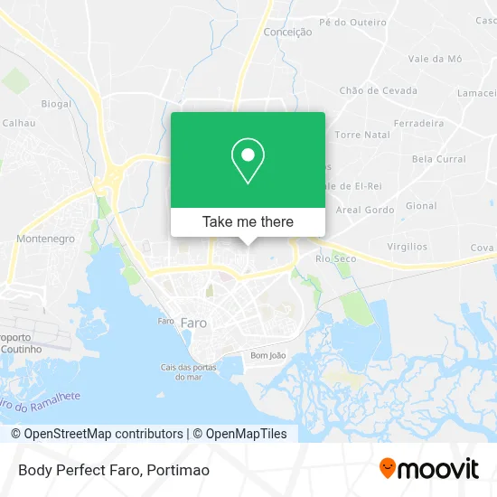Body Perfect Faro map