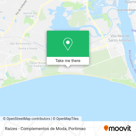 Raízes - Complementos de Moda map