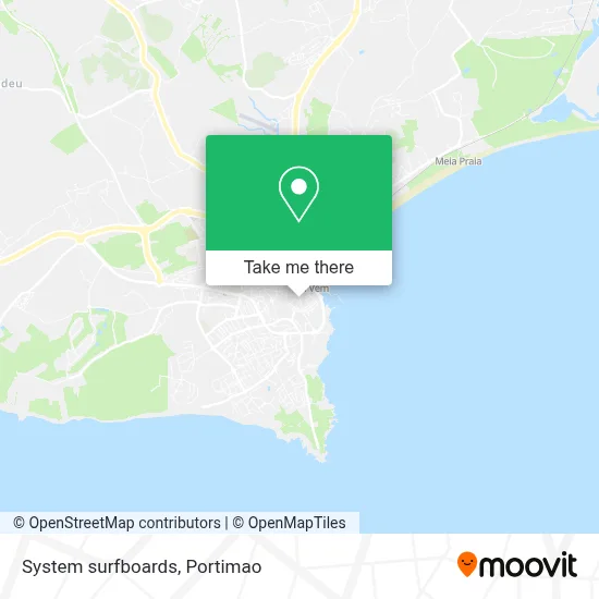 System surfboards map