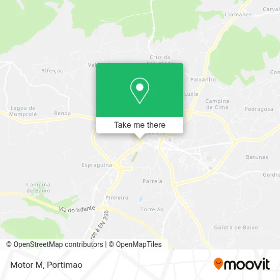 Motor M map