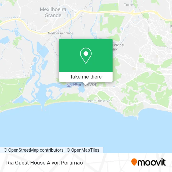 Ria Guest House Alvor map