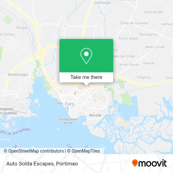 Auto Solda Escapes map