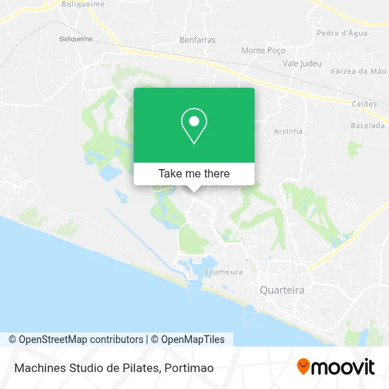 Machines Studio de Pilates map