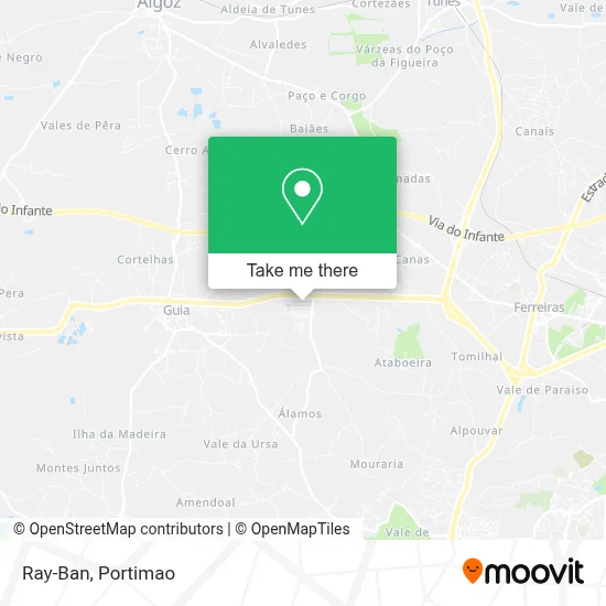 Ray-Ban map