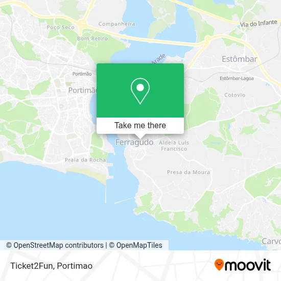 Ticket2Fun map