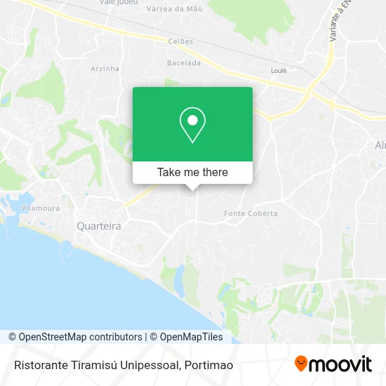 Ristorante Tiramisú Unipessoal map