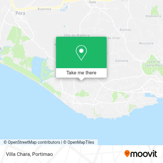 Villa Chara map