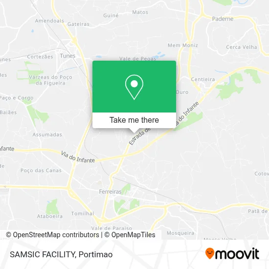 SAMSIC FACILITY map