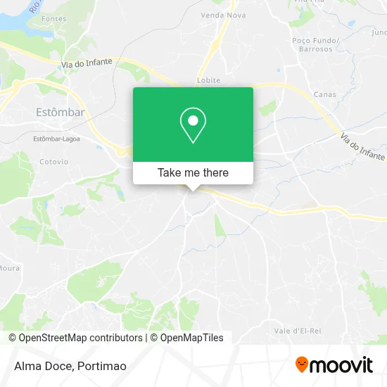 Alma Doce map