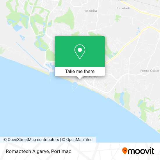 Romaotech Algarve map