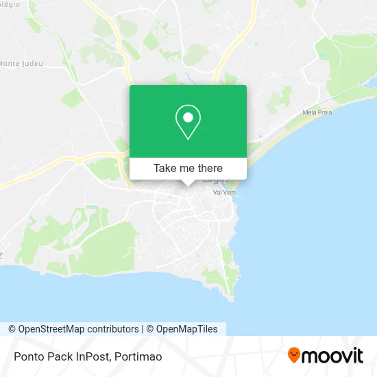Ponto Pack InPost map