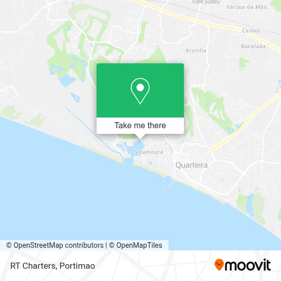 RT Charters map