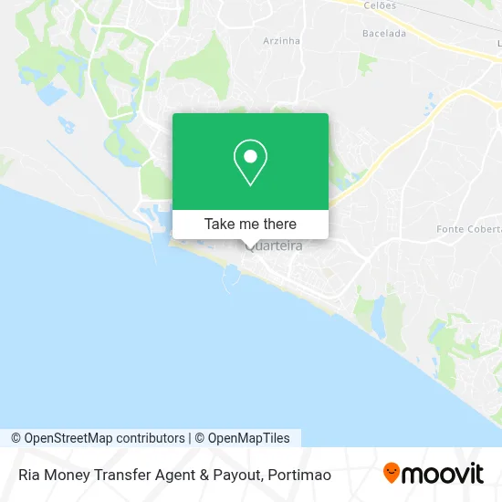 Ria Money Transfer Agent & Payout map