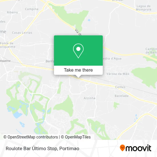 Roulote Bar Último Stop map