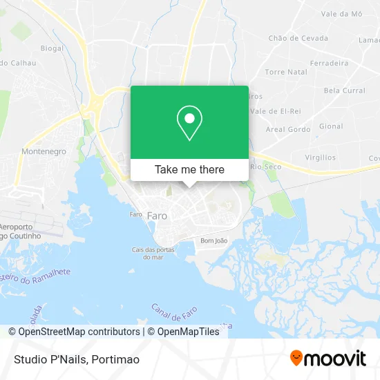 Studio P'Nails map