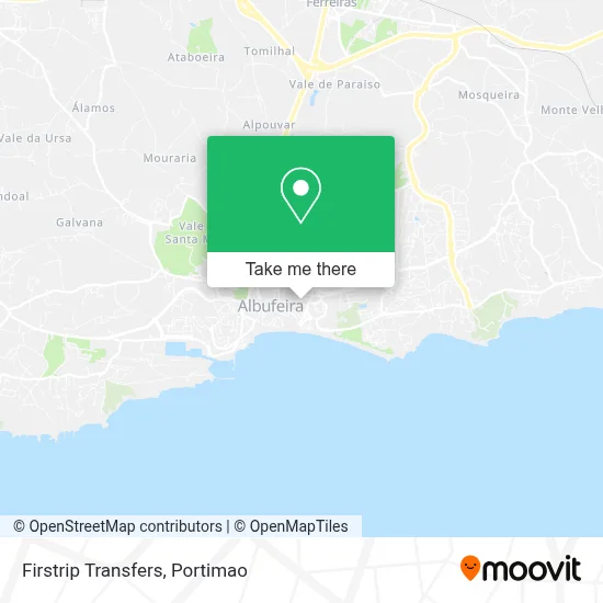 Firstrip Transfers map