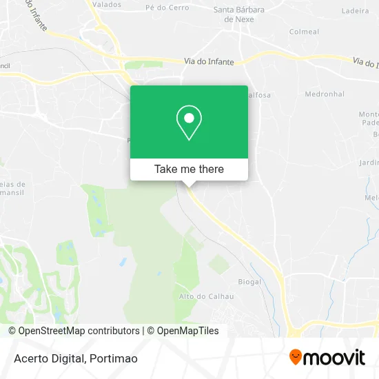 Acerto Digital map