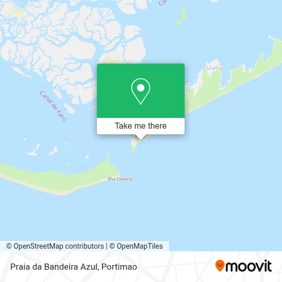 Praia da Bandeira Azul map