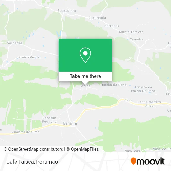 Cafe Faisca map