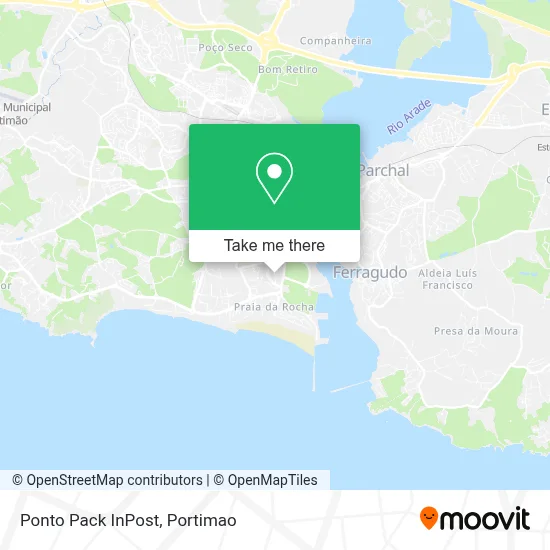 Ponto Pack InPost map