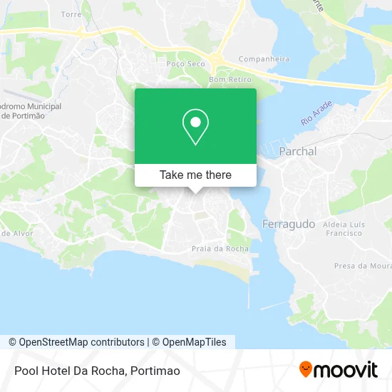 Pool Hotel Da Rocha map