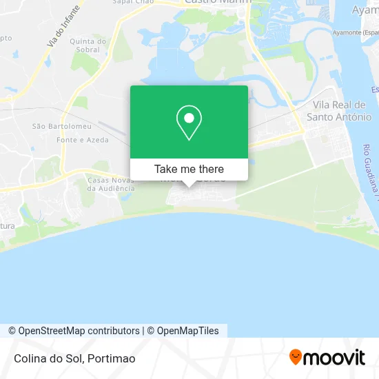 Colina do Sol map