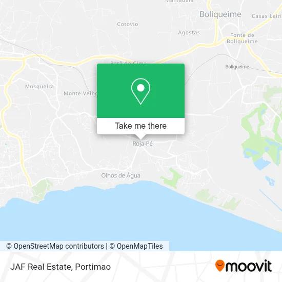 JAF Real Estate map