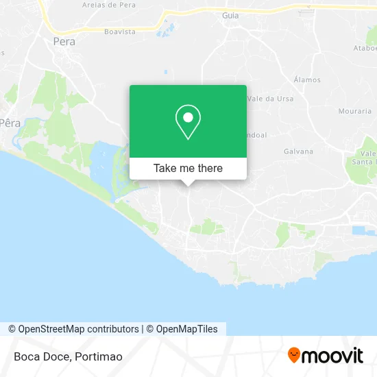 Boca Doce map